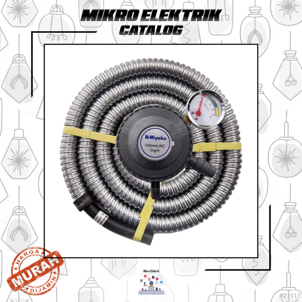 Selang + Regulator Gas Miyako