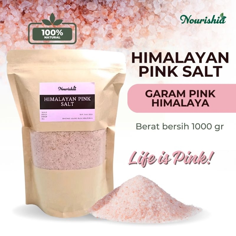 

Himalayan pink salt 1kg / garam himalaya 1kg