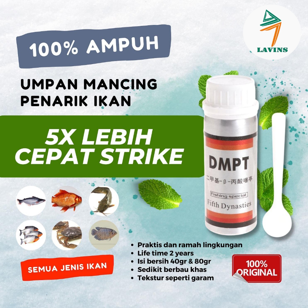 DMPT Umpan ikan stimulant penarik ikan bubuk umpan