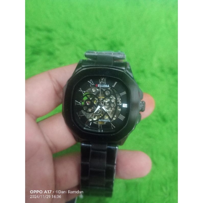 JAM TANGAN BARU MERK BELLEDA MESIN OTOMATIS