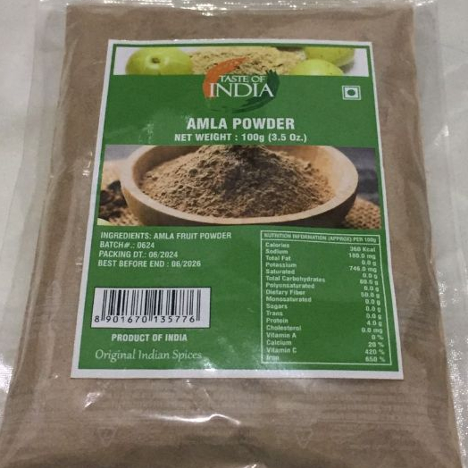 

AMLA POWDER TASTE OF INDIA 100G / Gooseberry India