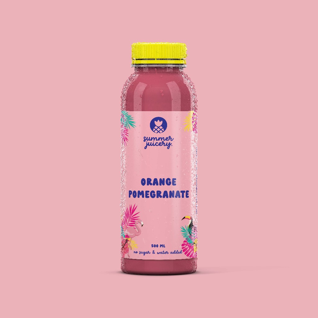 

ORANGE + POMEGRANATE COLD-PRESSED JUICE