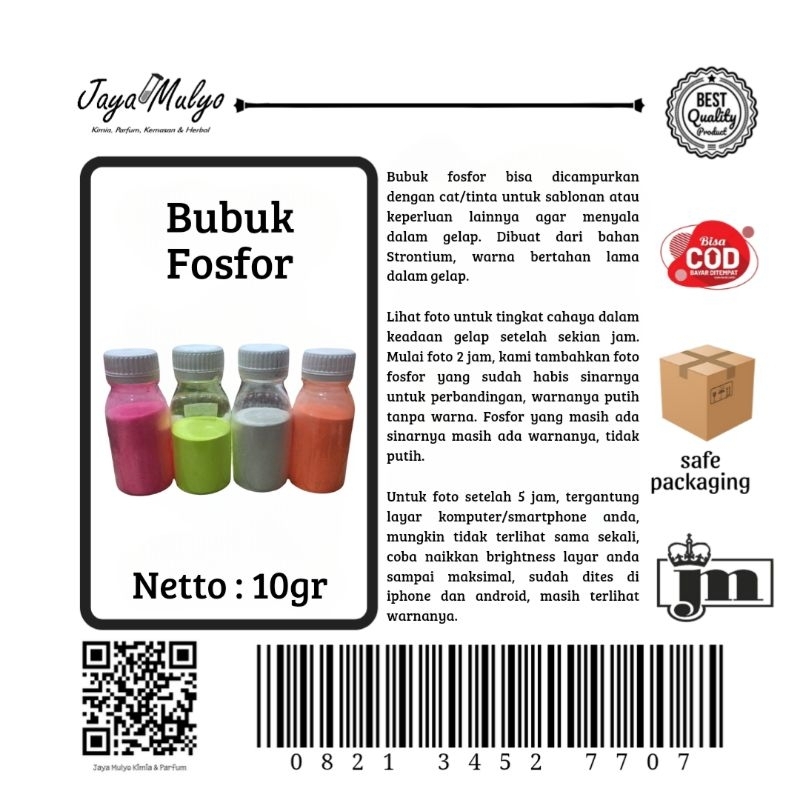 

Bubuk Fosfor (10gr)