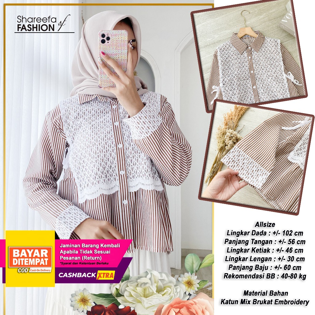Hanako Shirt - Kemeja Wanita Kekinian korean Style | Outfit Wanita Kekinian | Kemeja Oversize Wanita