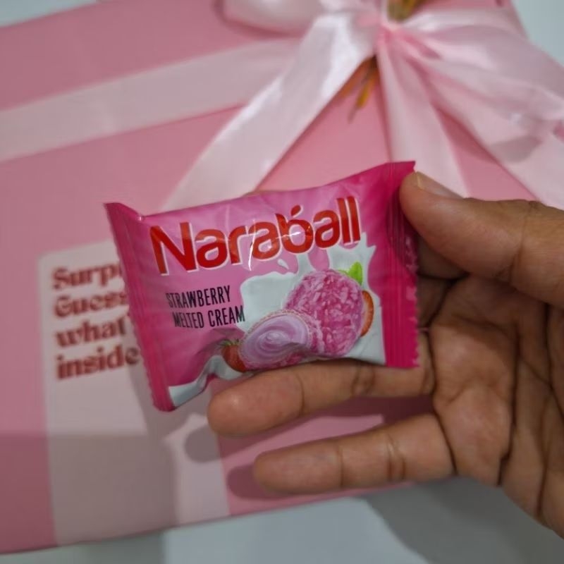 

Naraball Naraya Stroberry Biskuit ecer 1 pcs