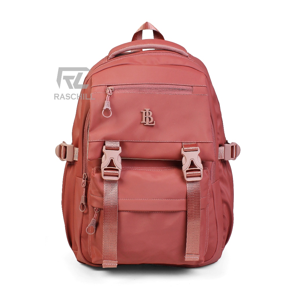 Tas Ransel Sekolah Wanita Backpack Laptop Waterproof Anti Air Korean Style