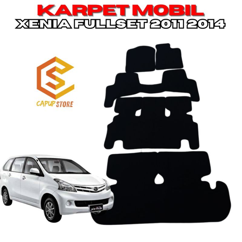Karpet karet matras mobil Xenia 2012 2013 2014 Karpet Karet matras Xenia 2014 Karpet All New Xenia K