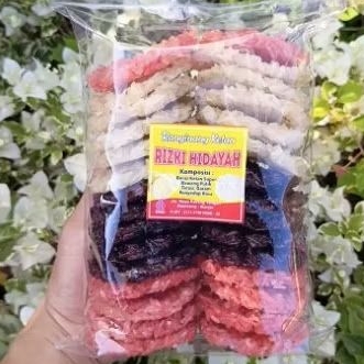 

[ RASA MIX 500 GRAM ] Rengginang Mentah Ketan asli + Rengginang Terasi Mentah + Rengginang Mentah Mekar Merah Food