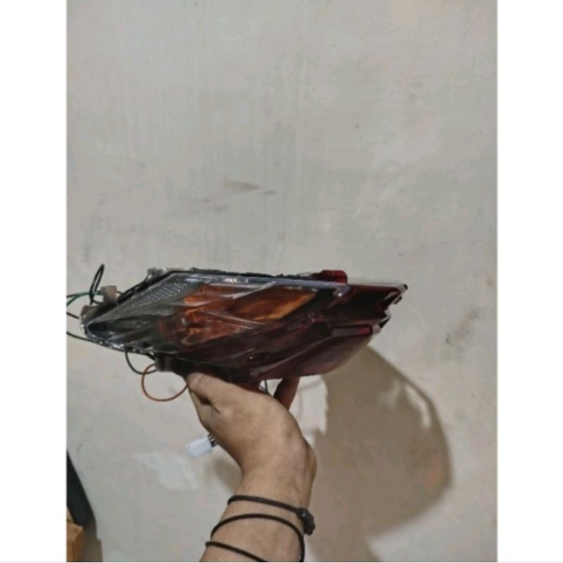 Lampu Stop Rem Belakang Beat Street 2016-2019 Beat ESP 2016-2019 Custom Hitam Oranye