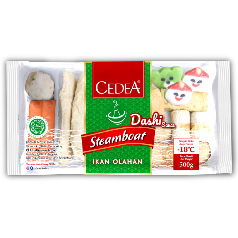 

CEDEA STEAMBOAT IKAN OLAHAN 500GR
