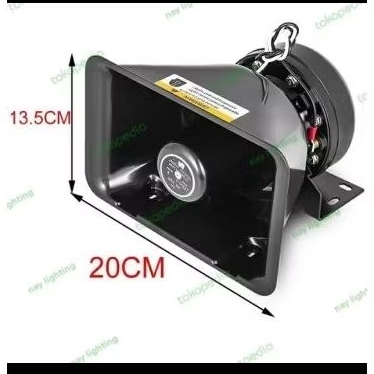 Toa sirine slim/ Colong - Klakson speaker Toa polisi 200 Watt- SIRINE Horn
