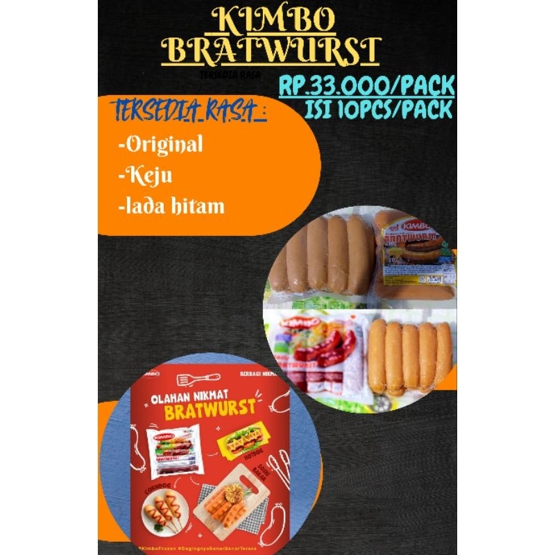 

Kimbo Sosis Bratwurst isi 10