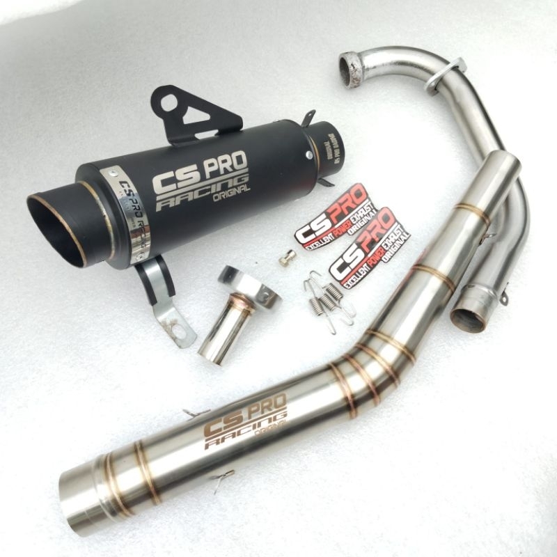 Knalpot Cs pro racing Vixion R15 v2 v3 Jupiter MX king Jupiter MX CBR 150R all new CBR 150R CBR face