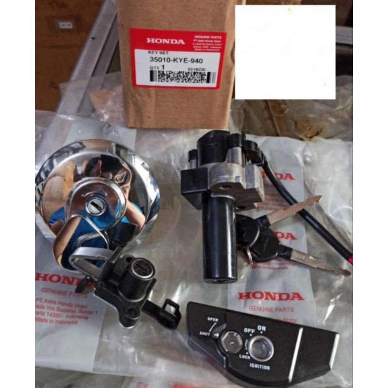 kunci kontak Megapro monoshock fi ori ahm