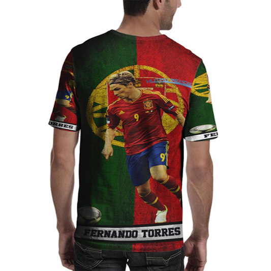 Kaos Fernando Torres Tshirt Fullprint Bahan Polyester Jersey [PO 3 Hari] || Silahkan Langsung Order 