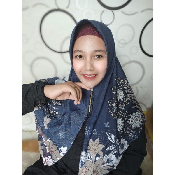 hijab segiempat motif zipper segiempat resleting hijab motif resleting dagu zipper motif