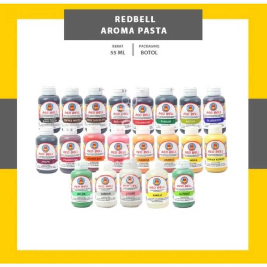 

Pasta Red bell 55ml Lengkap