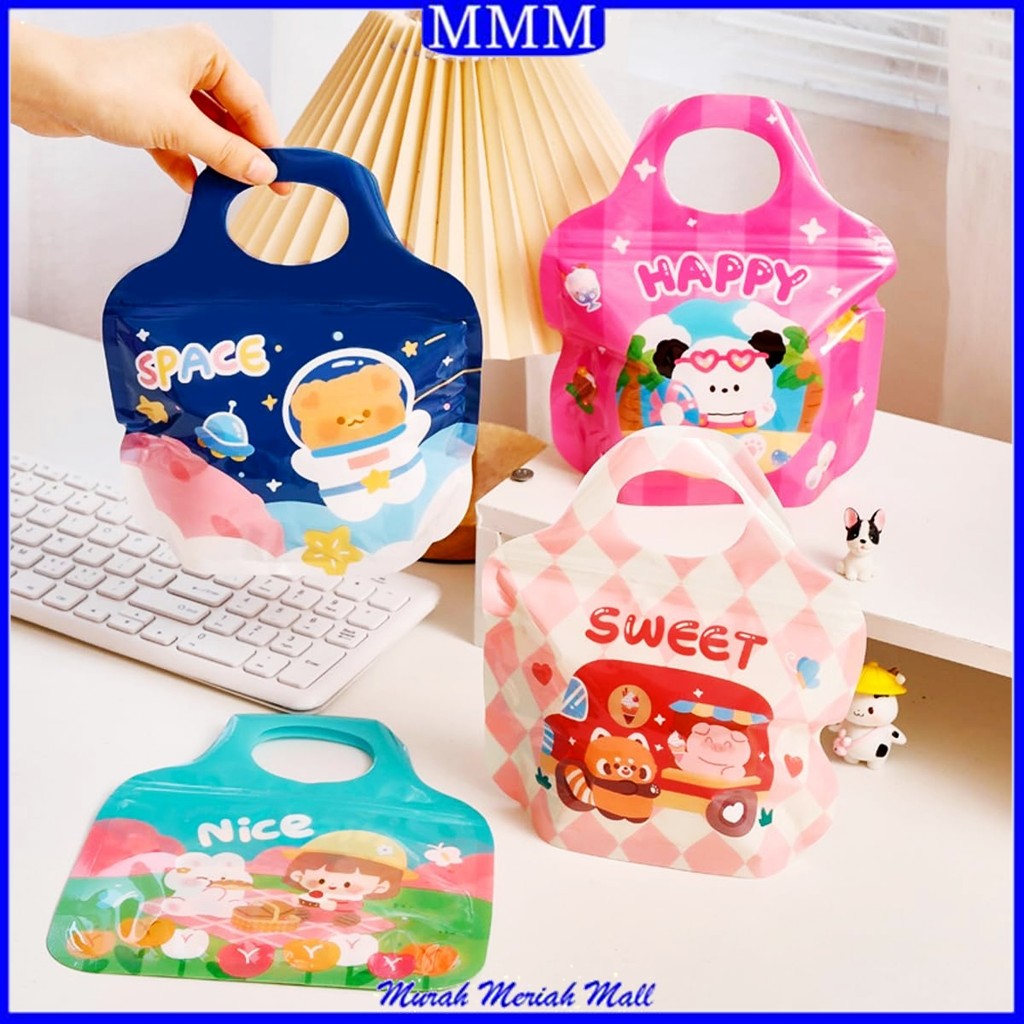 

MMM Plastik Ziplock Mini Goodie Bag Permen Biskuit Anti Air Tas Jinjing Plastic Bag Zipper Karakter Hewan Hampers Lucu Motif Kartun Berwarna Full Color Tas Hampers Snack Ulang Tahun Anak Bungkusan Plastik Cookies Lucu Pesta Perayaan