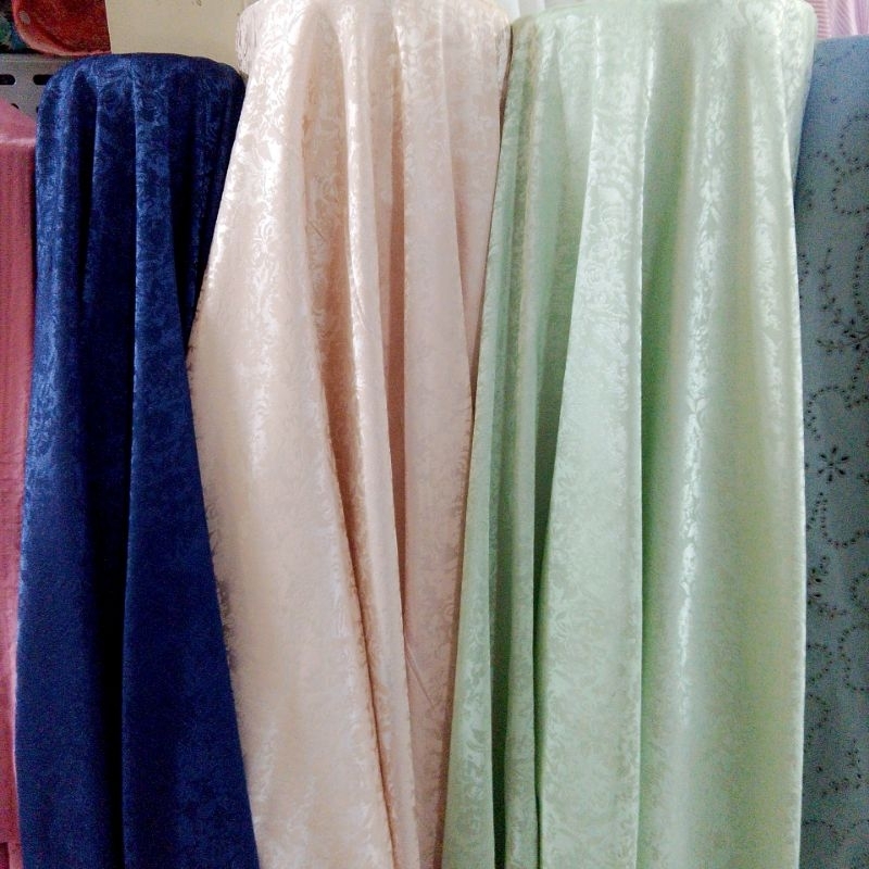 kain jaguar silk motif gliter // kain jaguar motif // kain gliter // zkt