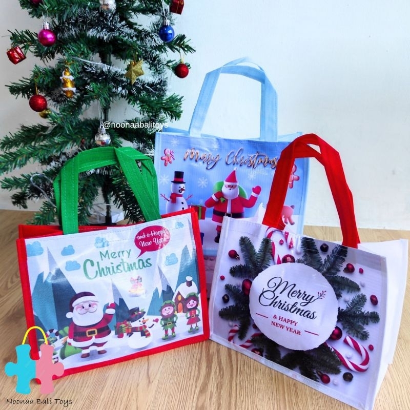 

Goodie Bag Natal Christmas Hamper Tas Spunbond Natal