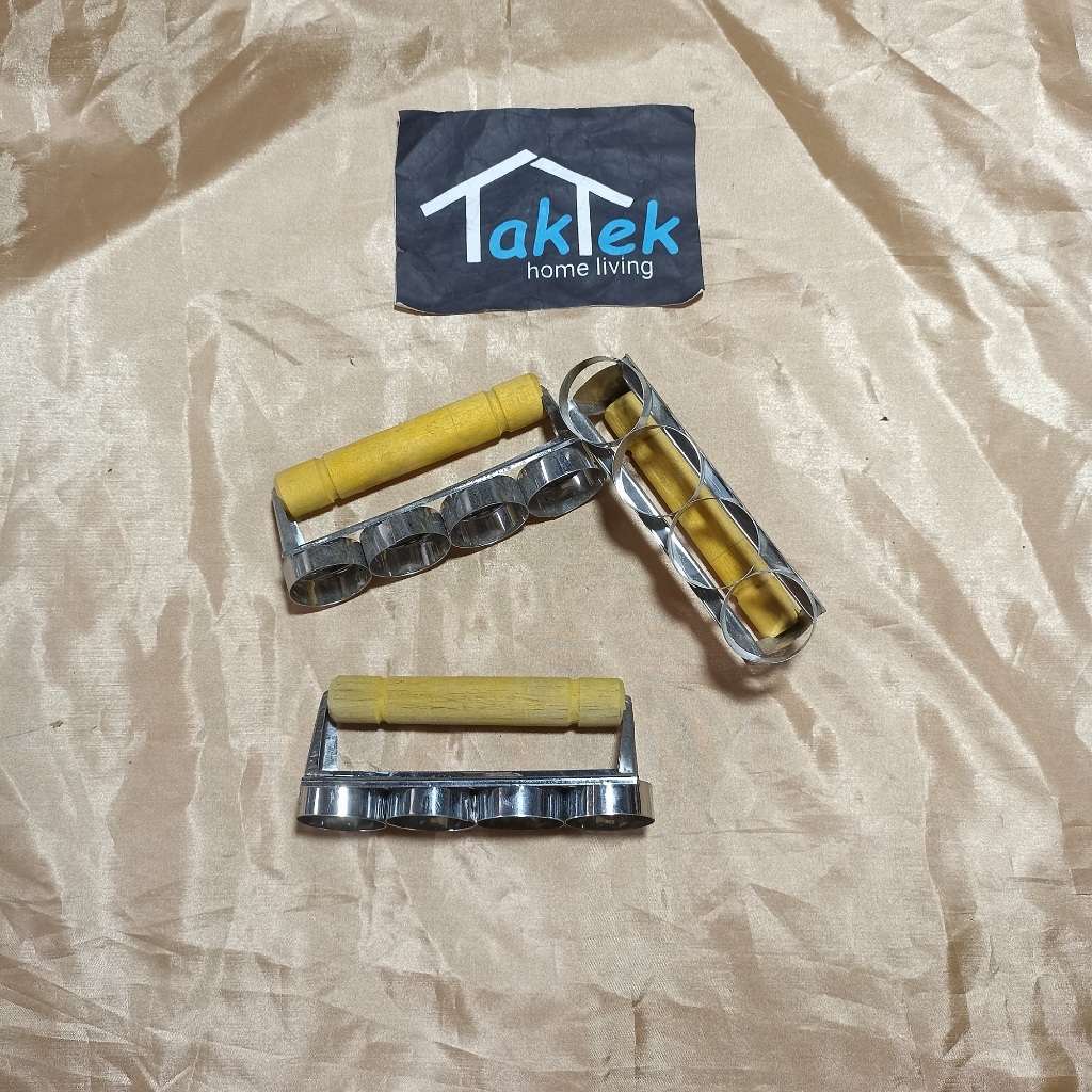 CETAKAN BULAT ROTI KUE KERING NASTAR KACANG COOKIE CUTTER