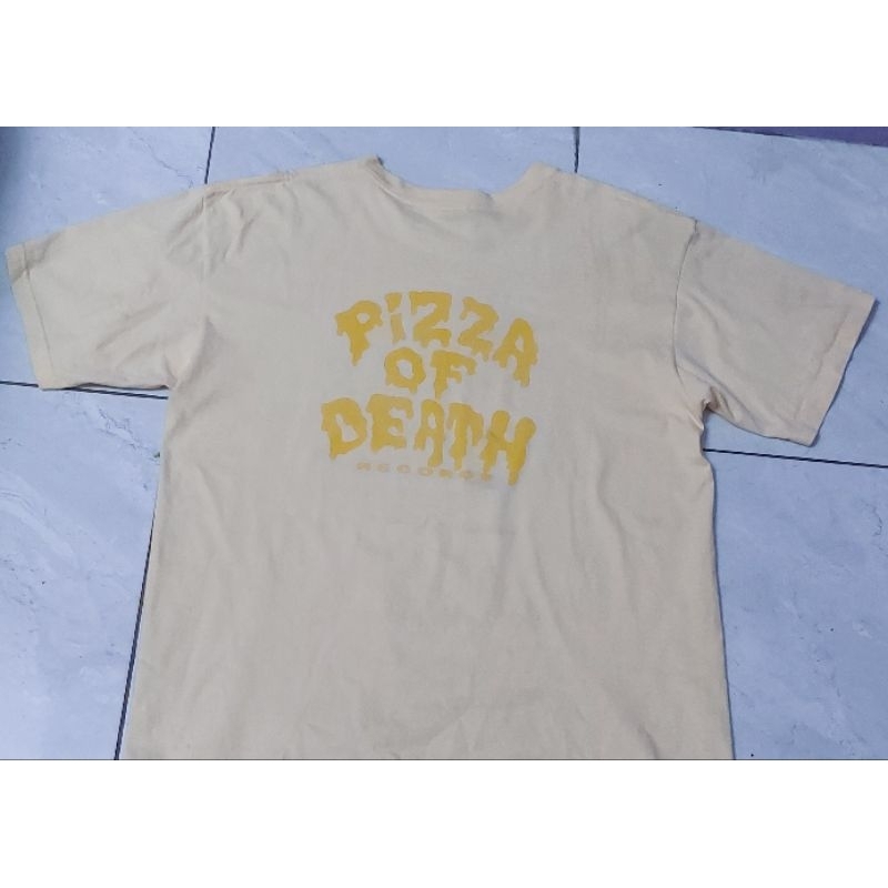 RARE ITEM PIZZA OF DEATH RECORD ANVIL  PIZZA OF DEATH SECOND T-SHIRT PIZZA OF DEATH TSHIRT PIZZA OF 