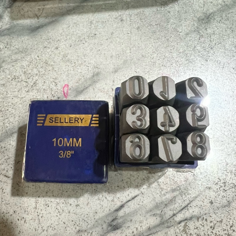Pon Angka / Ketok Angka 10mm (3/8”) Sellery