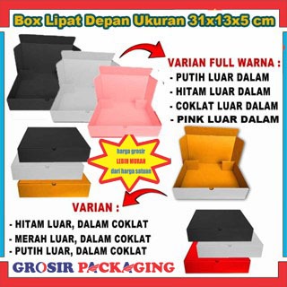 

Box 31x13x5 Cm / Box Lipat Depan / Box Hampers / Box Sebaguna / Kardus Polos