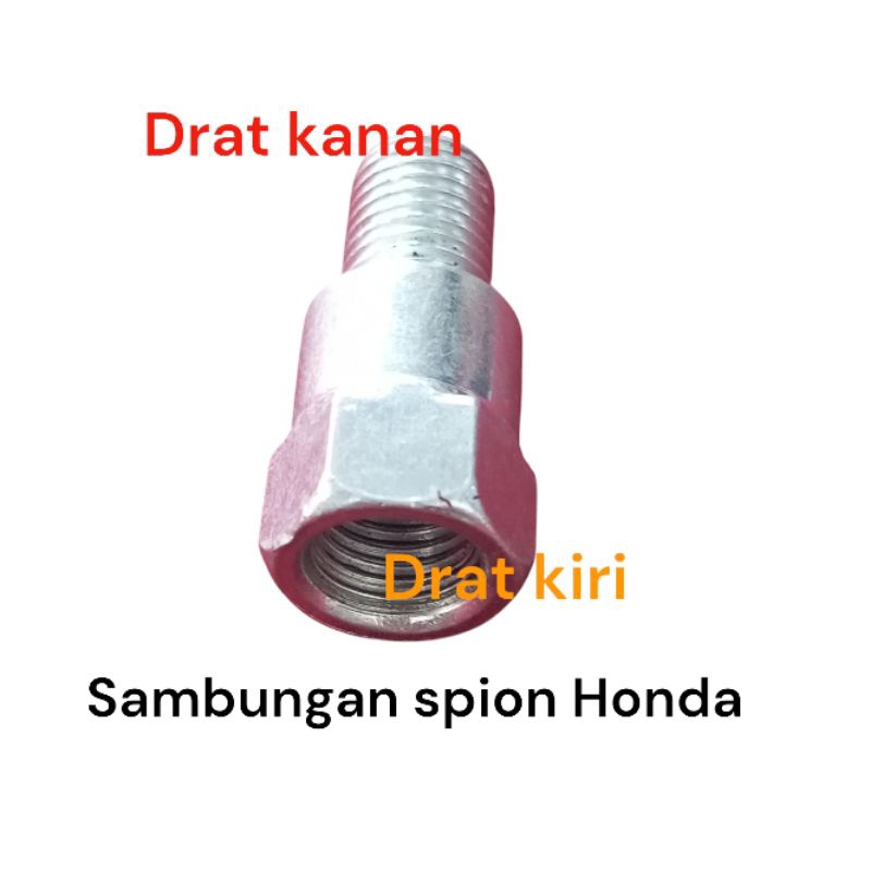 Sbungan Spion M10 kunci 14 Drat Ulir Bawah putar Kanan Lobang darat atas Putar kiri untuk Motor Hond