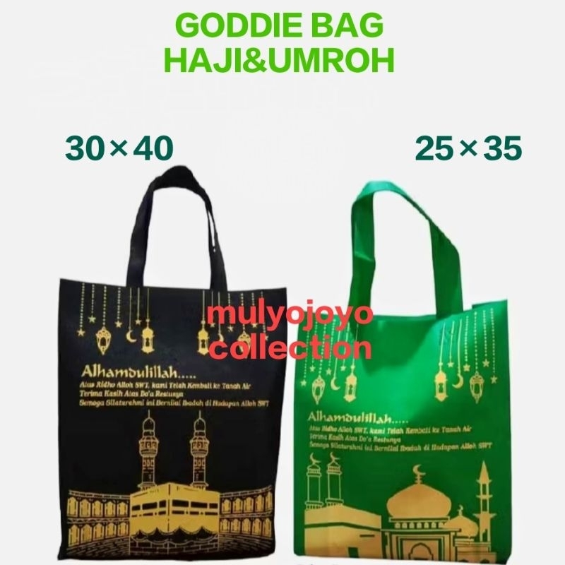 

1LUSIN=12 TAS SOUVENIR HAJI DAN UMROH GODDIE BAG OLEH OLEH HAJI UMROH