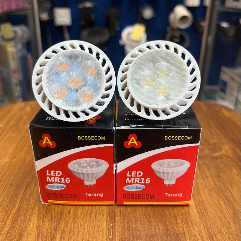 DOP LED BE-8870 / 220Volt - MR16 / 3W & 5W / WH & WW / BOSSECOM