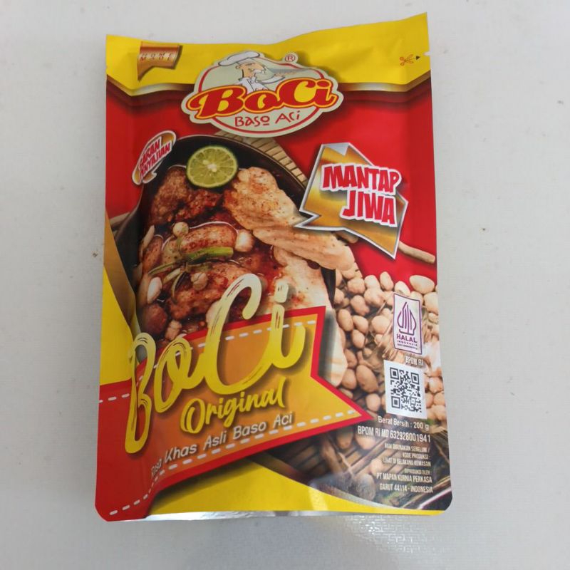 

Baso aci BOCI Original Mantap Jiwa 200 gram