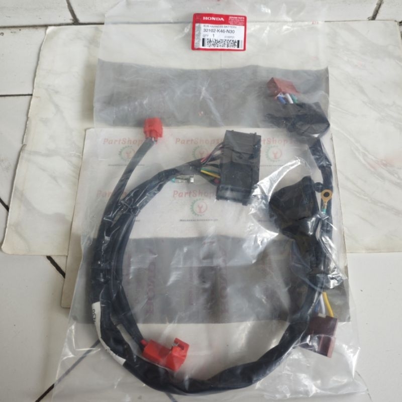 Sub Harness Battery Kabel Baterai Aki Vario 110 ESP 32102-K46-N30