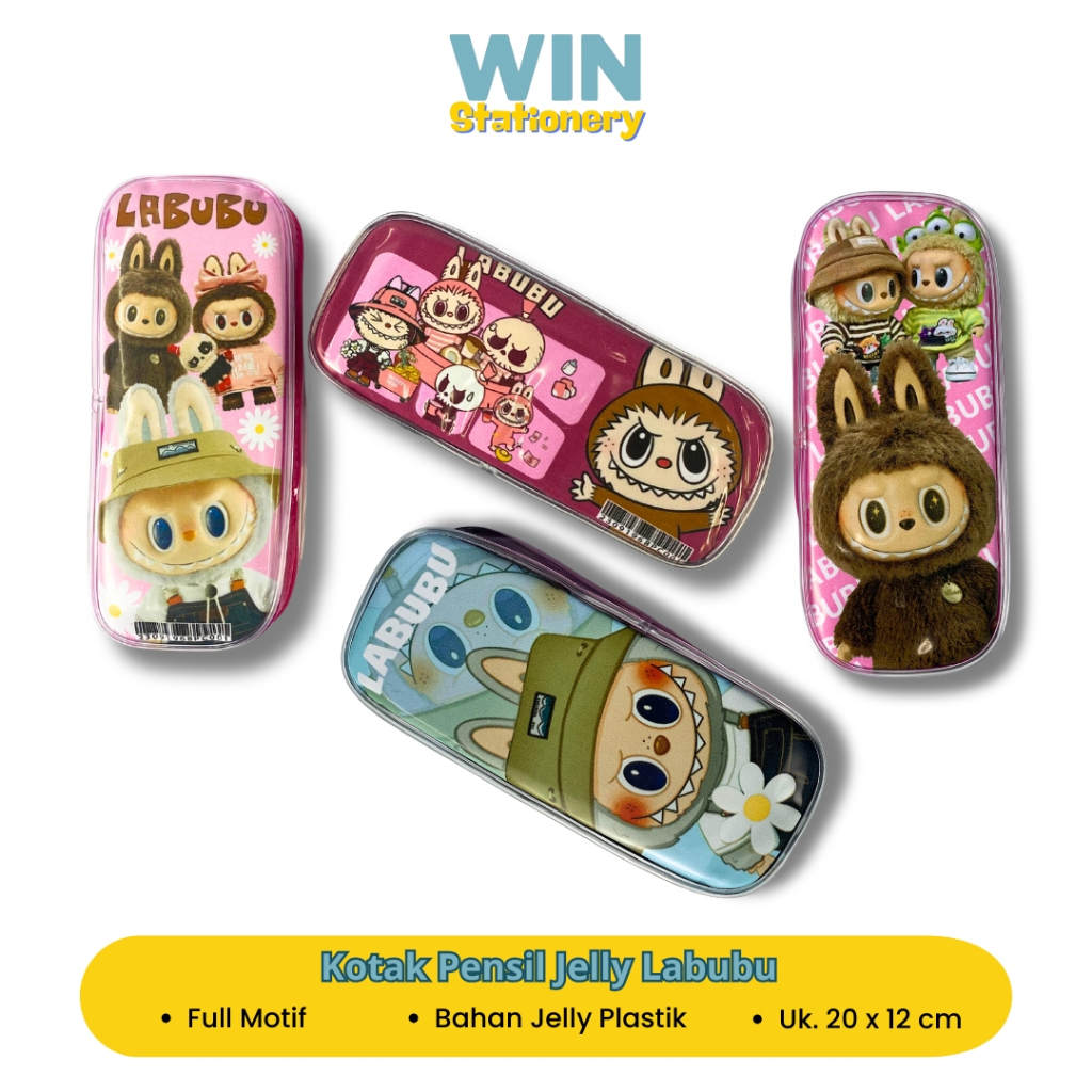 

Kotak Pensil Pensil Case Karakter Jelly labubu Alat Tulis Sekolah