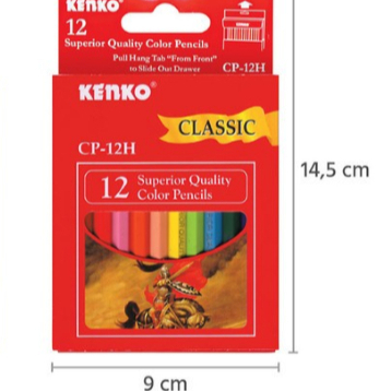 

PENSIL WARNA KECIL / COLORED PENCIL / PENSIL WARNA KENKO CP12H