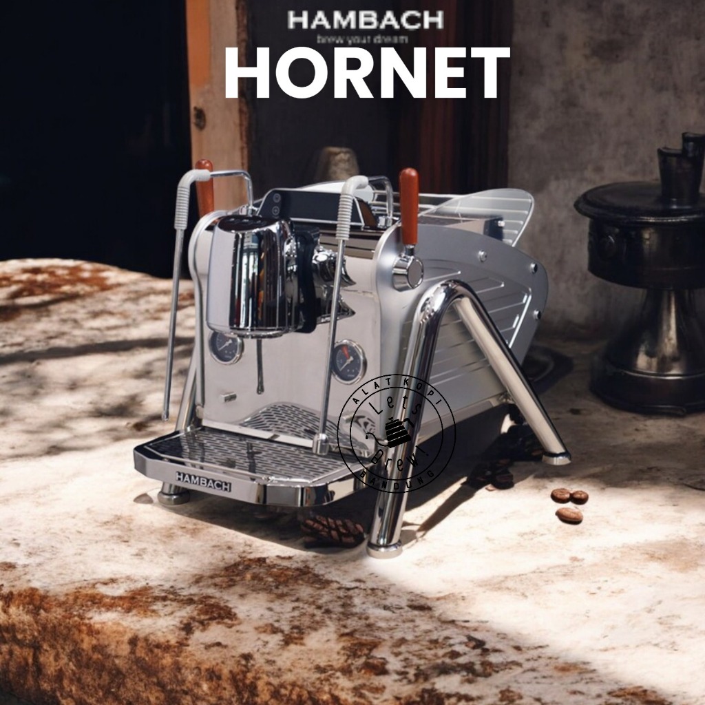 Hambach Mesin Kopi Espresso HORNET Volumetric 1 Group PID Rotary Pump / Hambach Hornet Espresso Mach