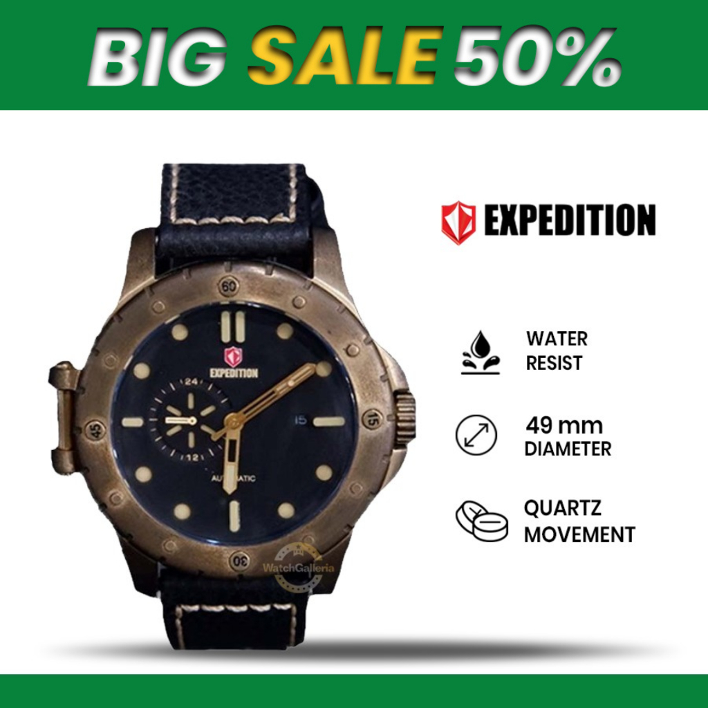 SALE Jam Tangan Pria Expedition E 6628 MA LIMITED Original Resmi