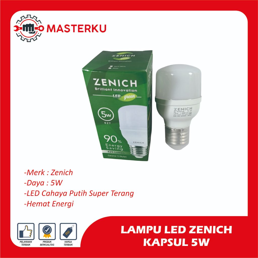 LAMPU LED ZENICH KAPSUL/LAMPU/BOHLAM