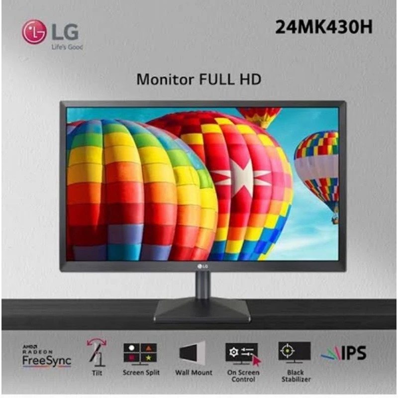 MONITOR LED LG 24Mk430 24" inch ips full hd
