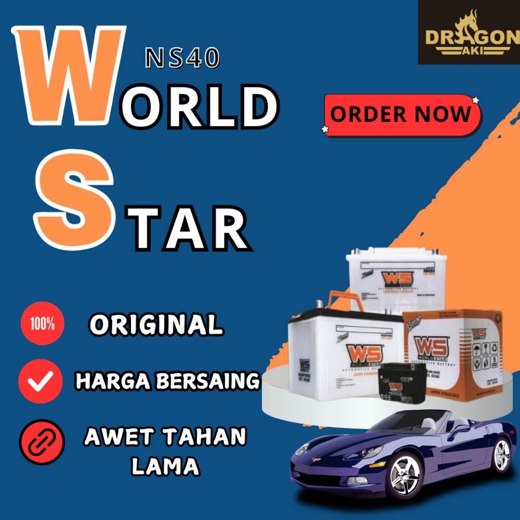 AKI MOBIL   WS NS40Z 35AH/12VOLT