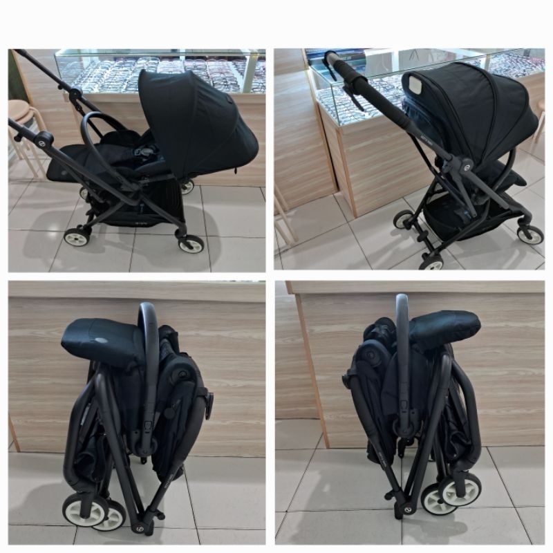 Preloved Stroller Cabin Size Cybex Eezy S Twist 2 -Black#Mothercare Hybrid Silvercross Stokke Chicco