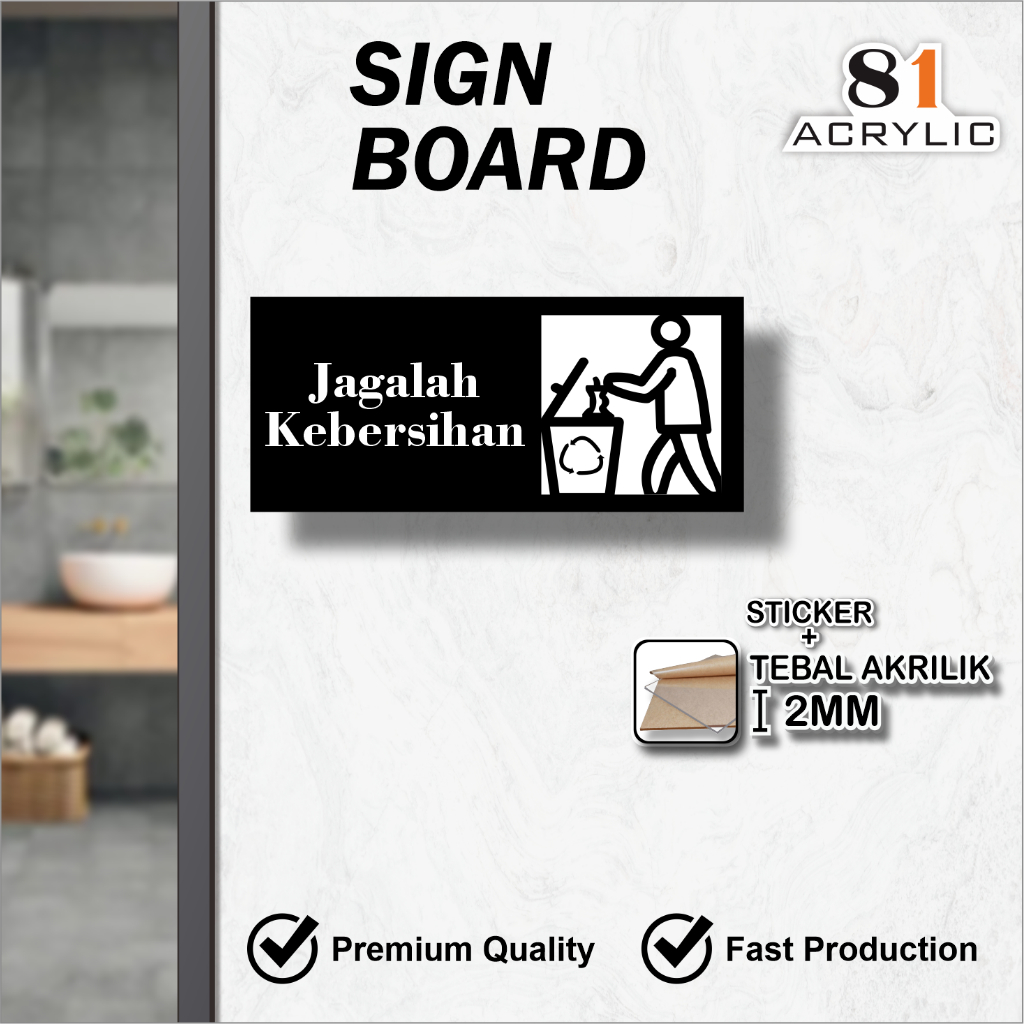 

SIGN BOARD TEMPEL KEREN JAGALAH KEBERSIHAN