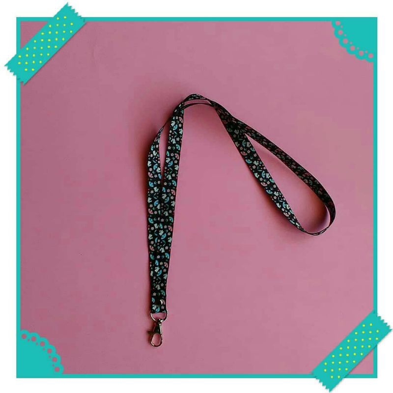 

Magali Val Rabbit Print Lanyard ID Card