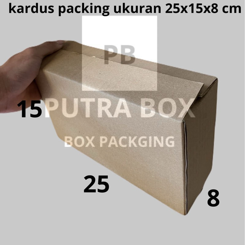 

Kardus packing ukuran 25x15x8