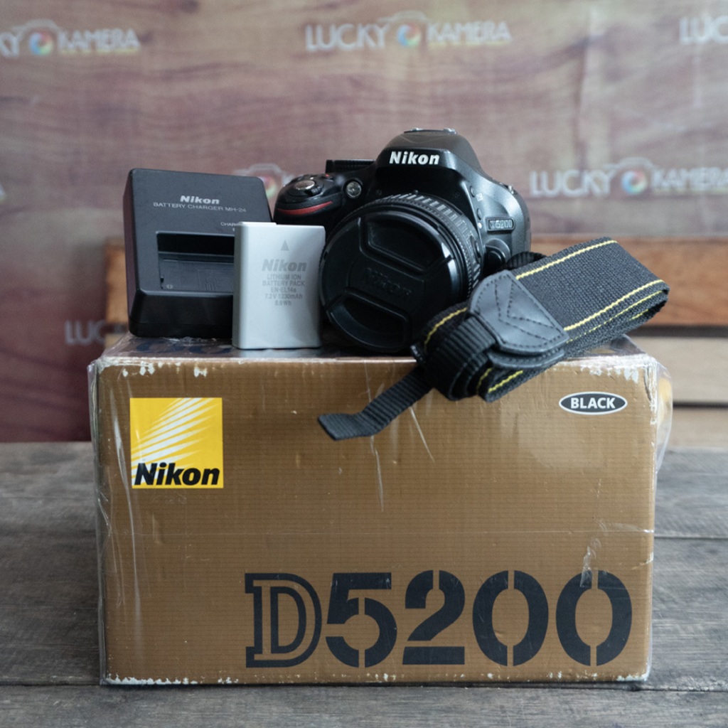 KAMERA NIKON D5200 KIT AF-P 18-55mm VR / Nikon D5200 Second Rp3.500.000