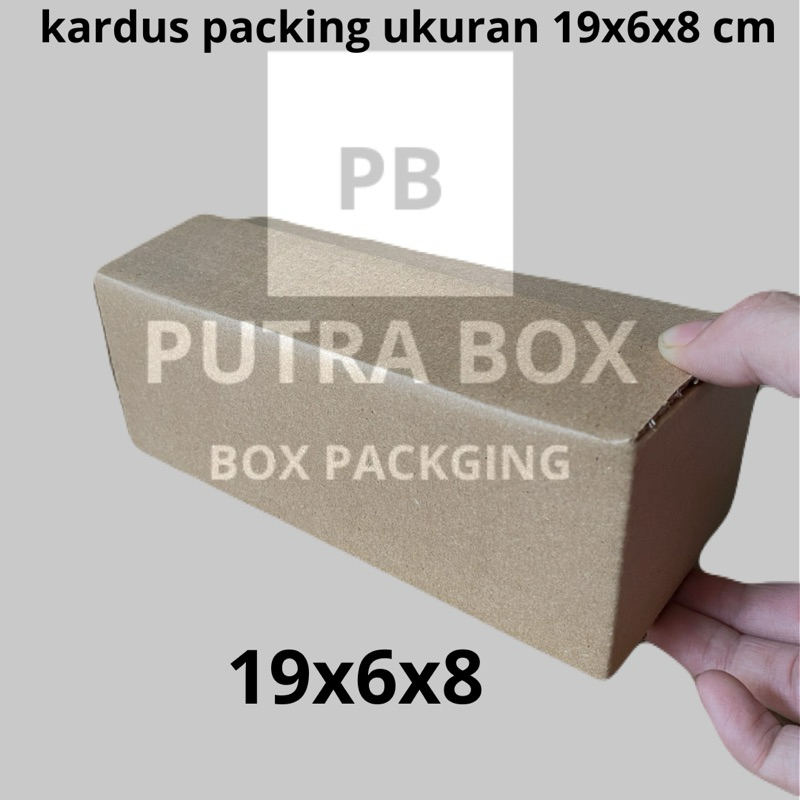

Kardus packing 19x6x8