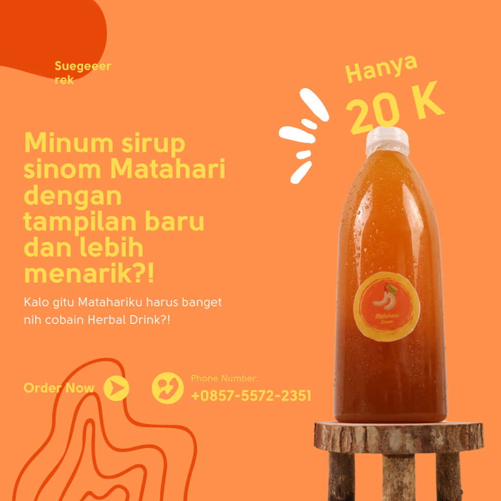 

sirup sinom matahari,sirup terbuat dari bahan alami