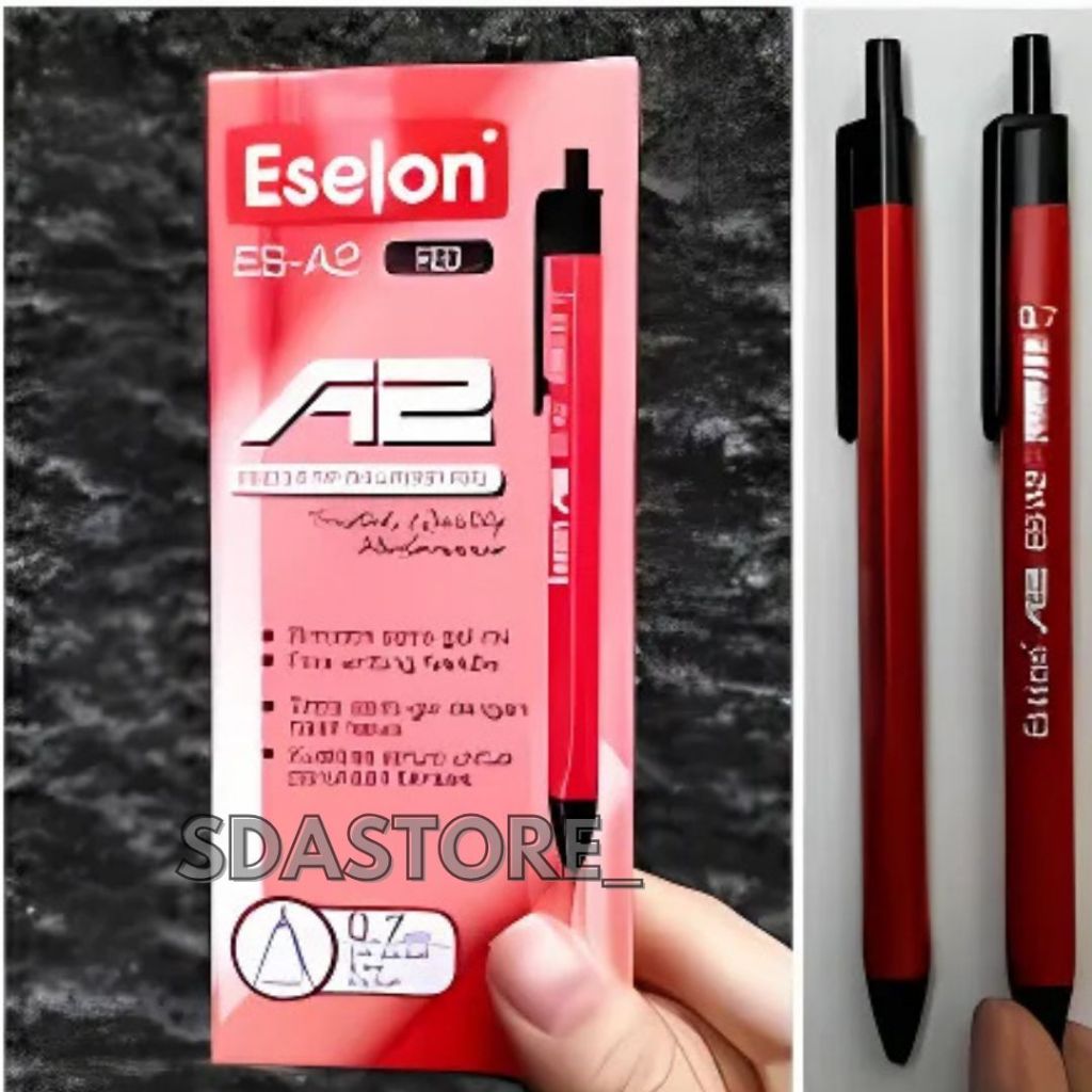 

PEN A2 0.7MM ESELON MERAH ESA2M