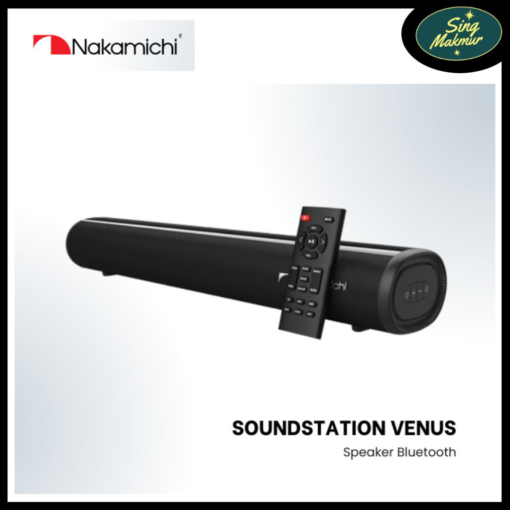 Nakamichi Soundstation Venus Speaker Bluetooth Amplifier Mini Soundbar