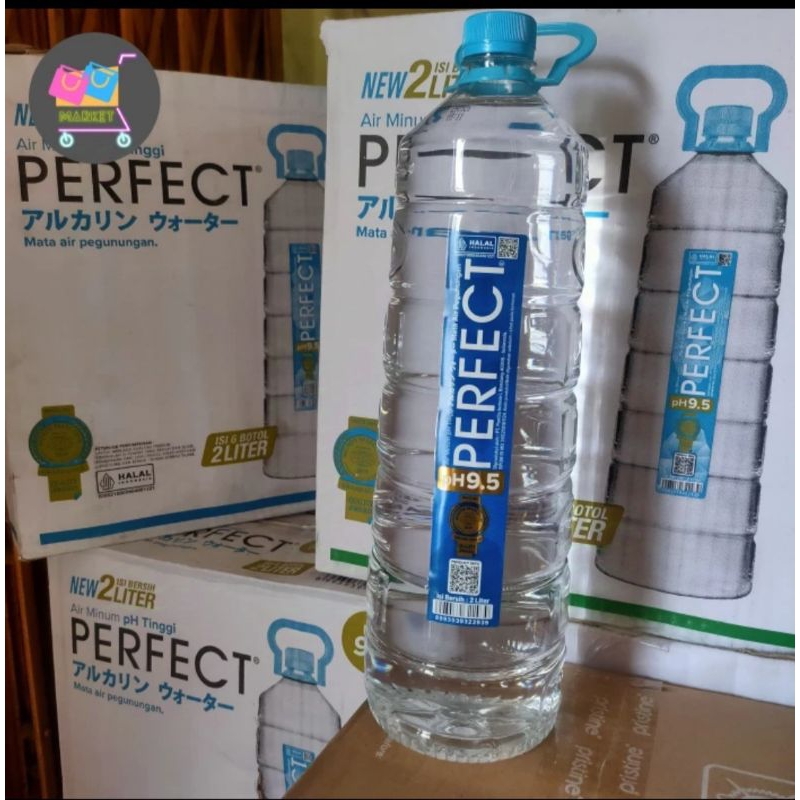 

Perfect Natural Alkaline Water pH 9.5 2 Liter